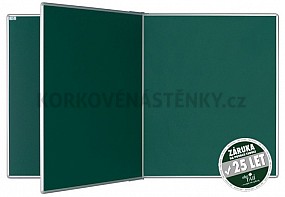 Magnetická tabuľa so stredným krídlom PIVOT KZ 200 x 120 cm