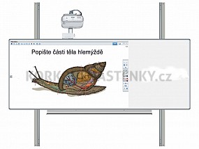 Interaktivní sestava MANAŽER K 300x120 PYLON AL EPSON EB-695Wi