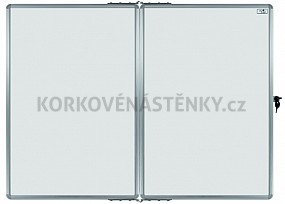 Magnetická tabuľa DUO KB/KB 90 x 120 cm