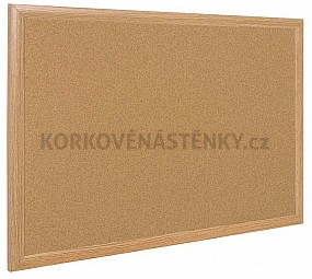 Korková nástěnka dřevěný rám Exclusive 70 x 100 cm