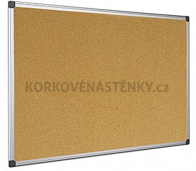 Korková nástěnka Al rám 240 x 120 cm