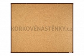 Korková nástěnka 150x120 (AL rám hnědý)