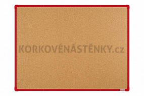 Korková nástenka 120x90 (AL rám červený)