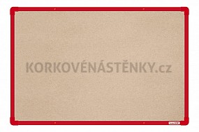 Textilní nástěnka 60x90 (AL rám červený)