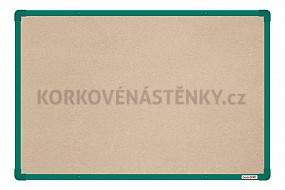 Textilní nástěnka 60x90 (AL rám zelený)