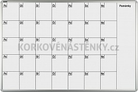 Plánovací tabule měsíční PK L 70 x 100 cm