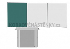 Zostava magnetické tabule TR K II. 200 x 120 cm