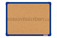 Korková nástěnka 60x45 (AL rám modrý)