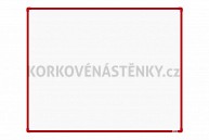 Magnetická tabule K 150x120 (AL rám červený)