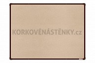 Textilní nástěnka 120x90 (AL rám hnědý)