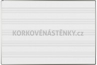 Magnetická tabule s odkládací poličkou MANAŽER L 180 x 120 cm (potisk)