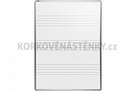 Magnetická tabule s odkládací poličkou MANAŽER K 60 x 90 cm (potisk)