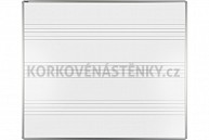 Magnetická tabule s odkládací poličkou MANAŽER K 120 x 90 cm (potisk)