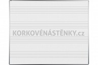 Magnetická tabule s odkládací poličkou MANAŽER K 150 x 100 cm (potisk)