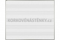 Magnetická tabule s odkládací poličkou MANAŽER K 150 x 120 cm (potisk)