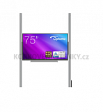Interaktívna zostava s LCD panelmi (75") na pylonu