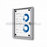 Magnetická vitrína vnitřní 271 × 350 mm (1 × A4)