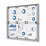 Magnetická vitrína vnitřní 711 × 655 mm (6 × A4)