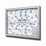 Venkovní magnetická uzamykatelná vitrína hluboká 1452 × 1054 mm (18 × A4)