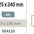 Zaklapávací rámček V 325 x 240 mm (1x A4)