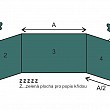 Školská tabuľa TRIPTYCH FINE K/PYLON AL 200 x 100 cm