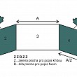 Školní tabule TRIPTYCH FINE K/PYLON AL III. 200 x 100 cm